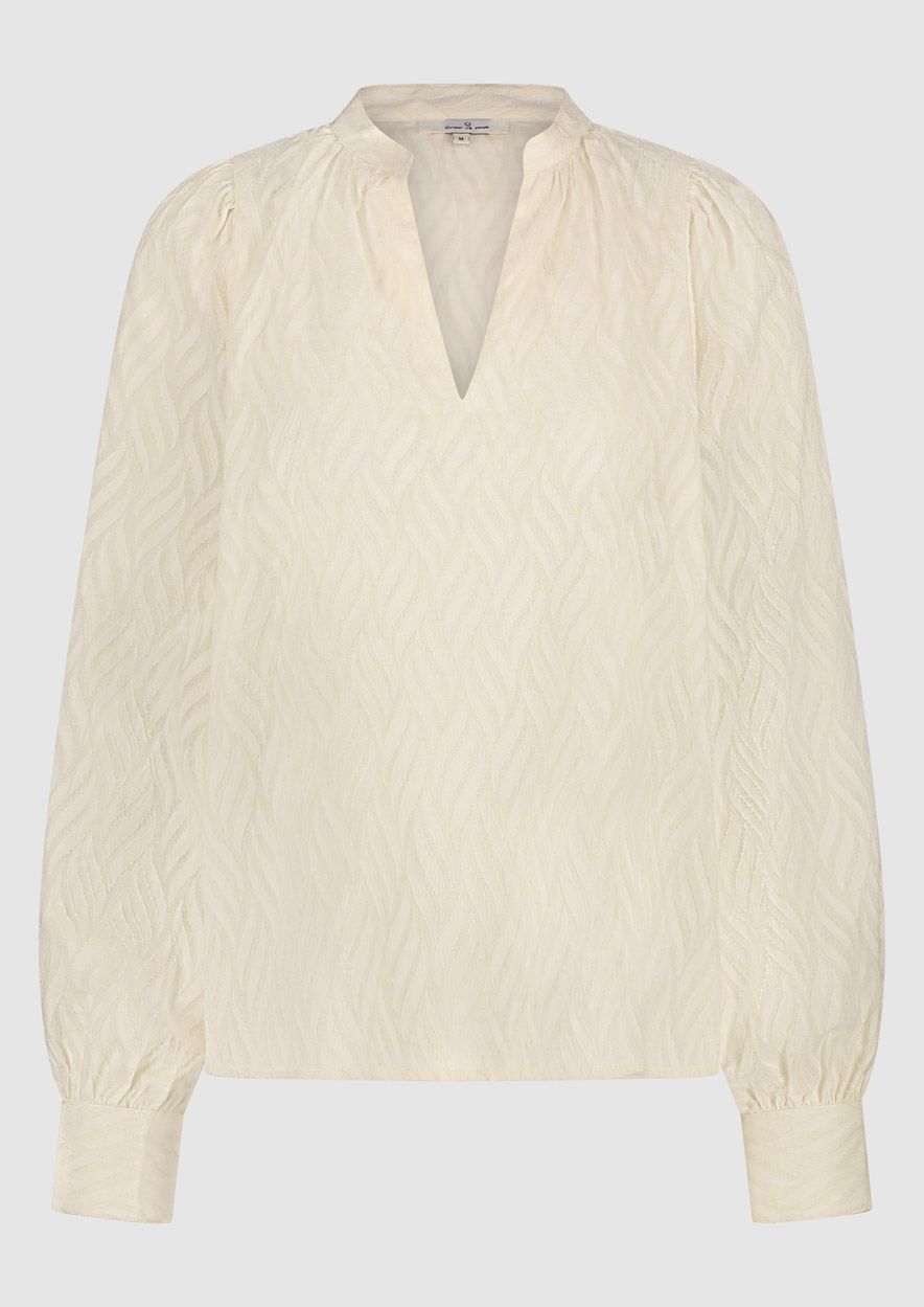 circle of trust Alina Blouse Antique White