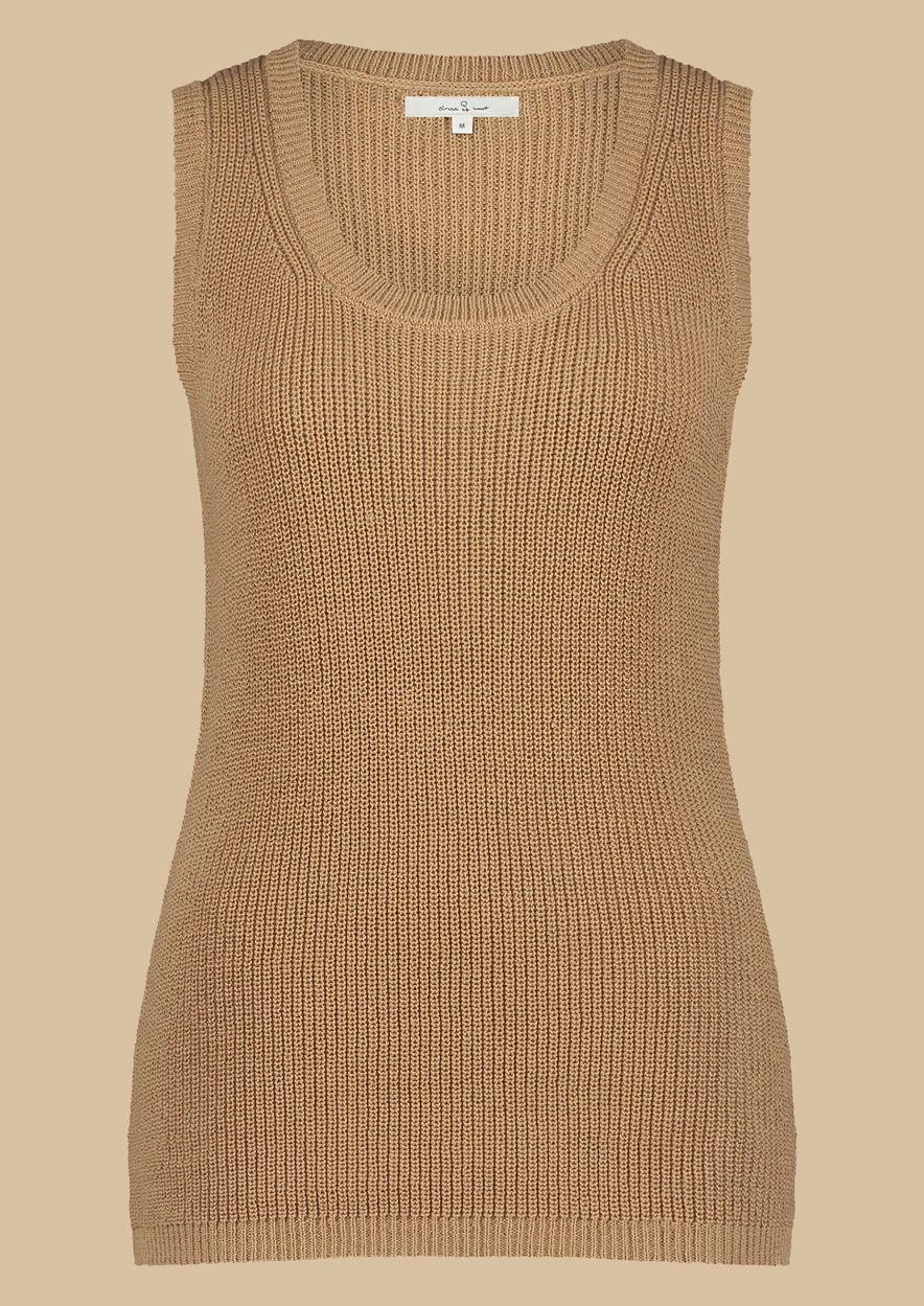 circle of trust Alora Top Fresh Tan