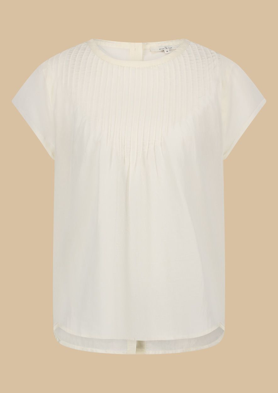 circle of trust Anne Blouse Bone white