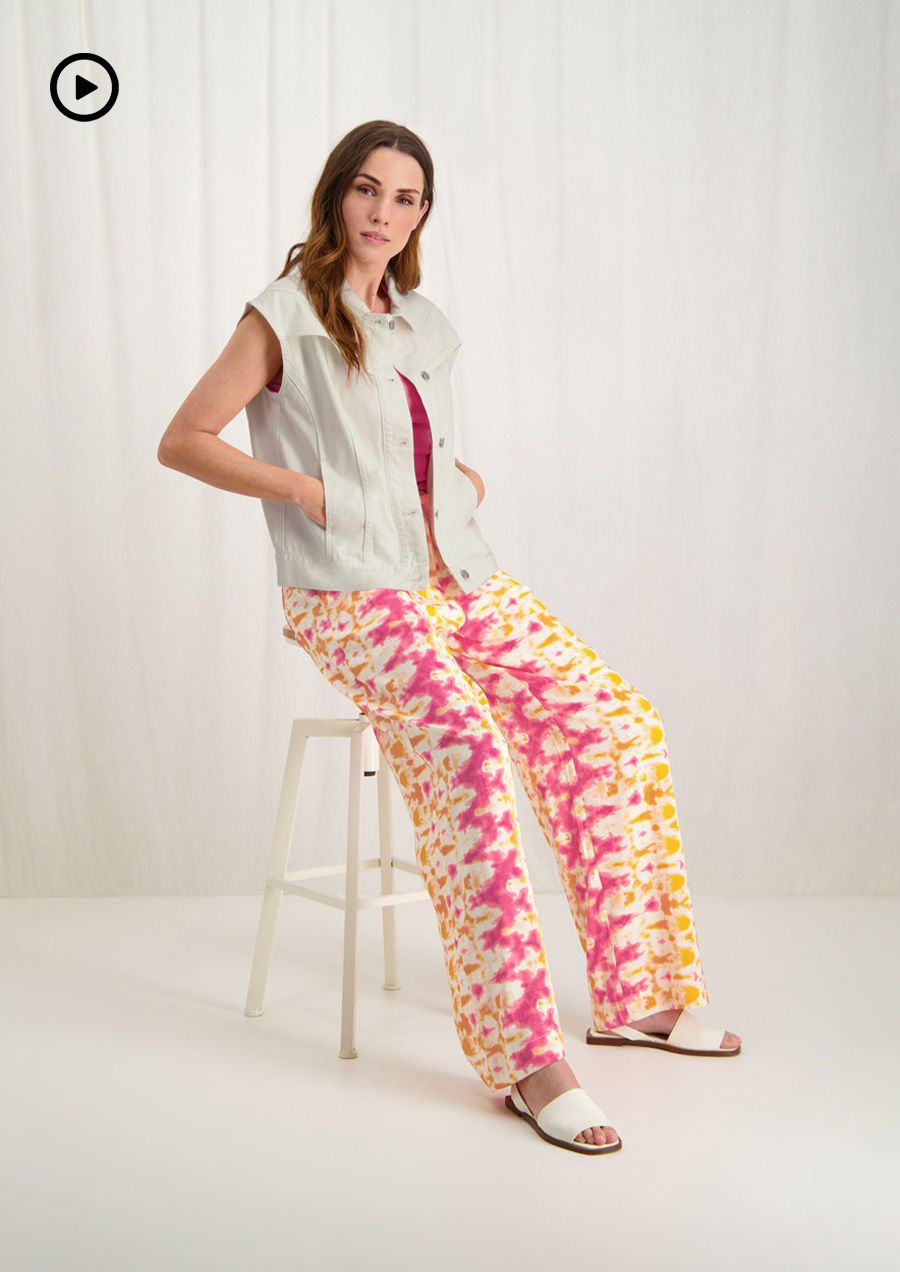 circle of trust Ariel Pants Summer Cloud