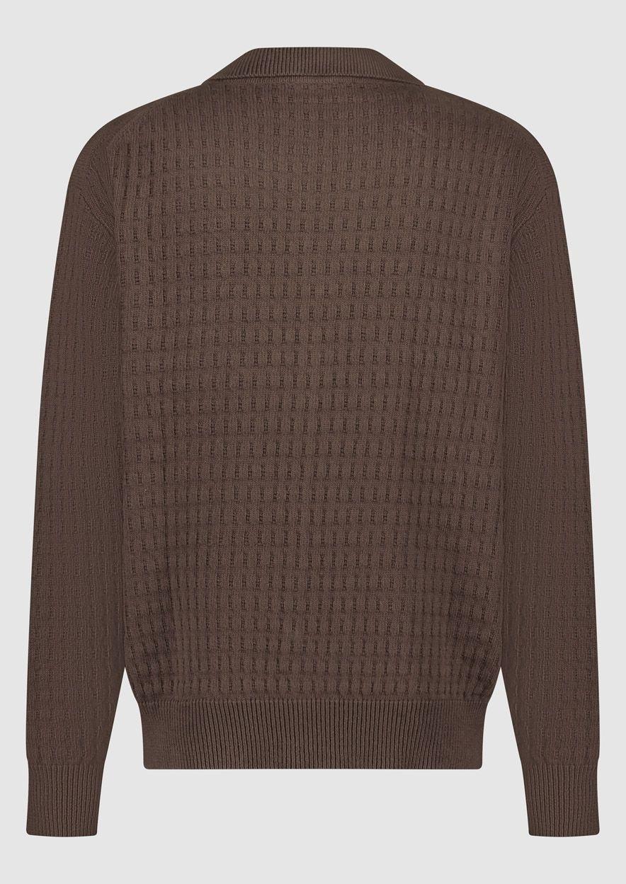 Circle Of Trust Asher Knit Slate Brown