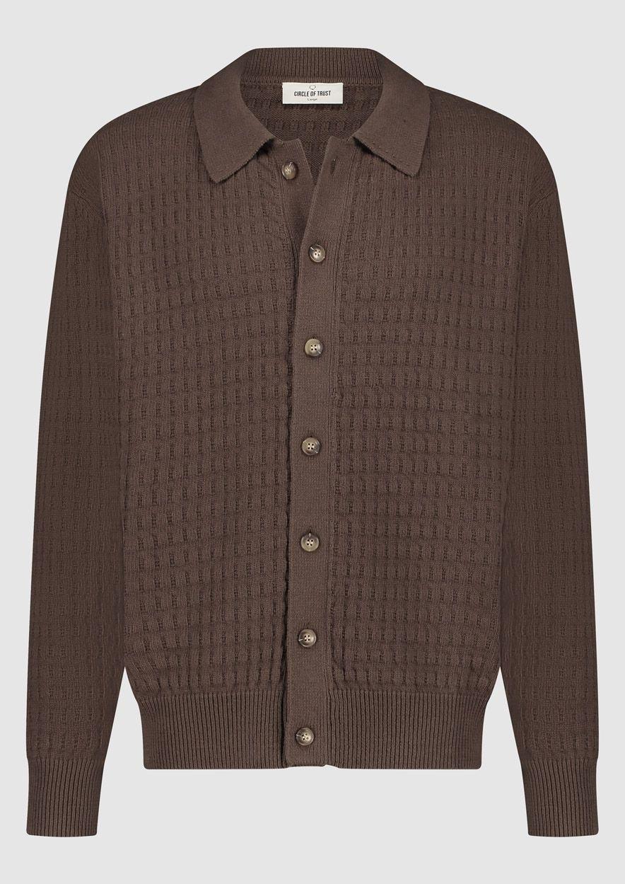circle of trust Asher Knit Slate Brown