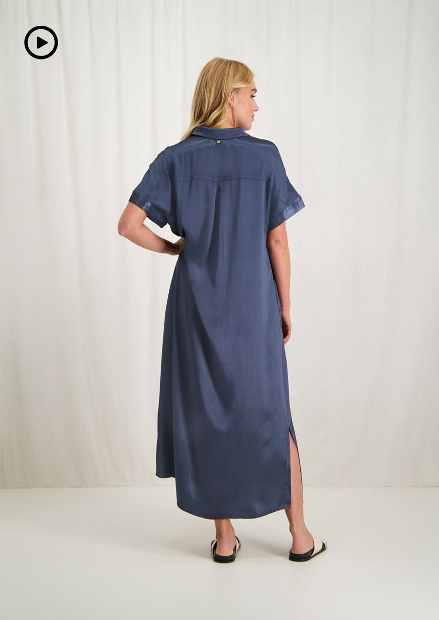 circle of trust Aubree Dress India Ink