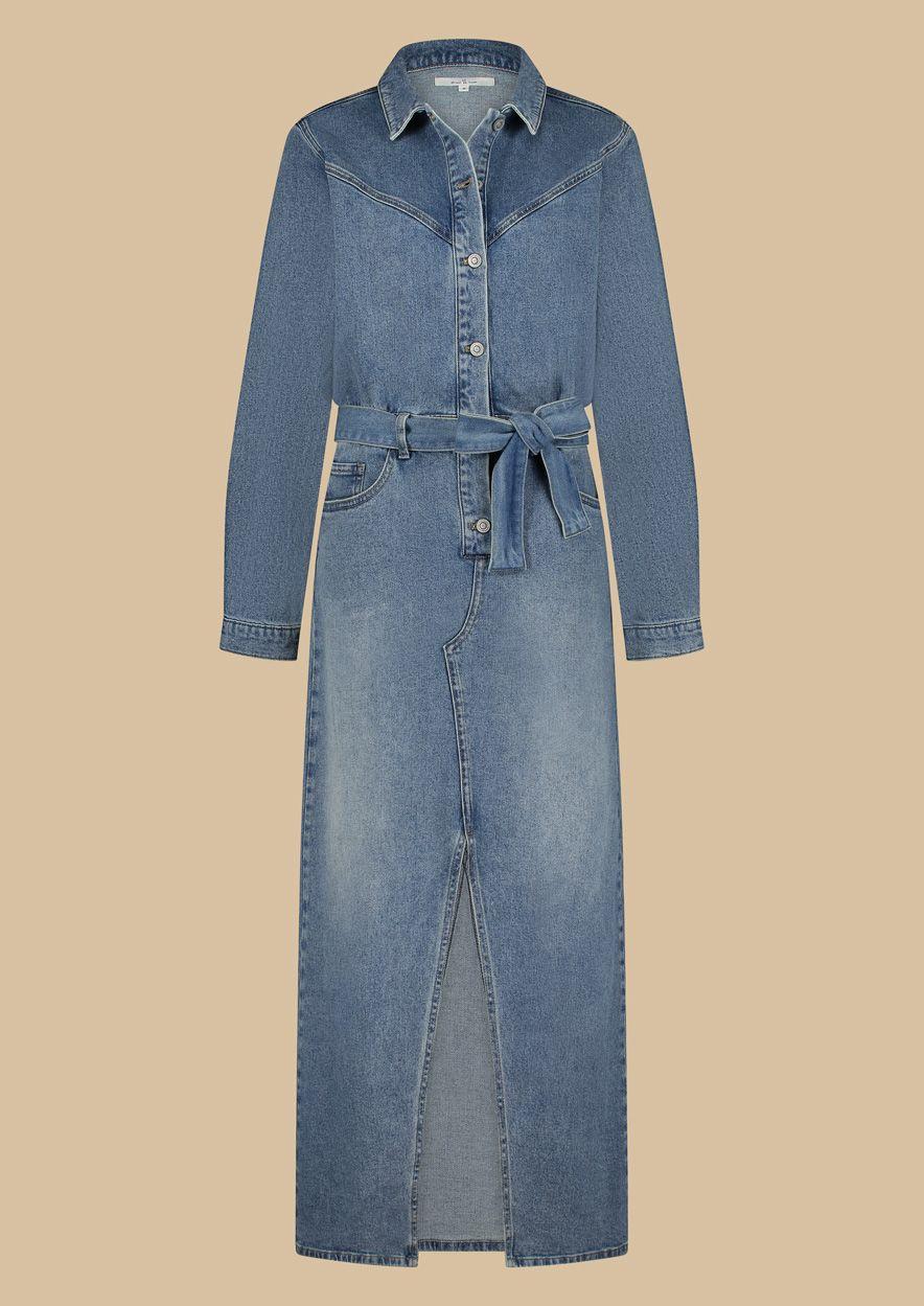 Circle Of Trust Bella Denim Dress Burst Blue