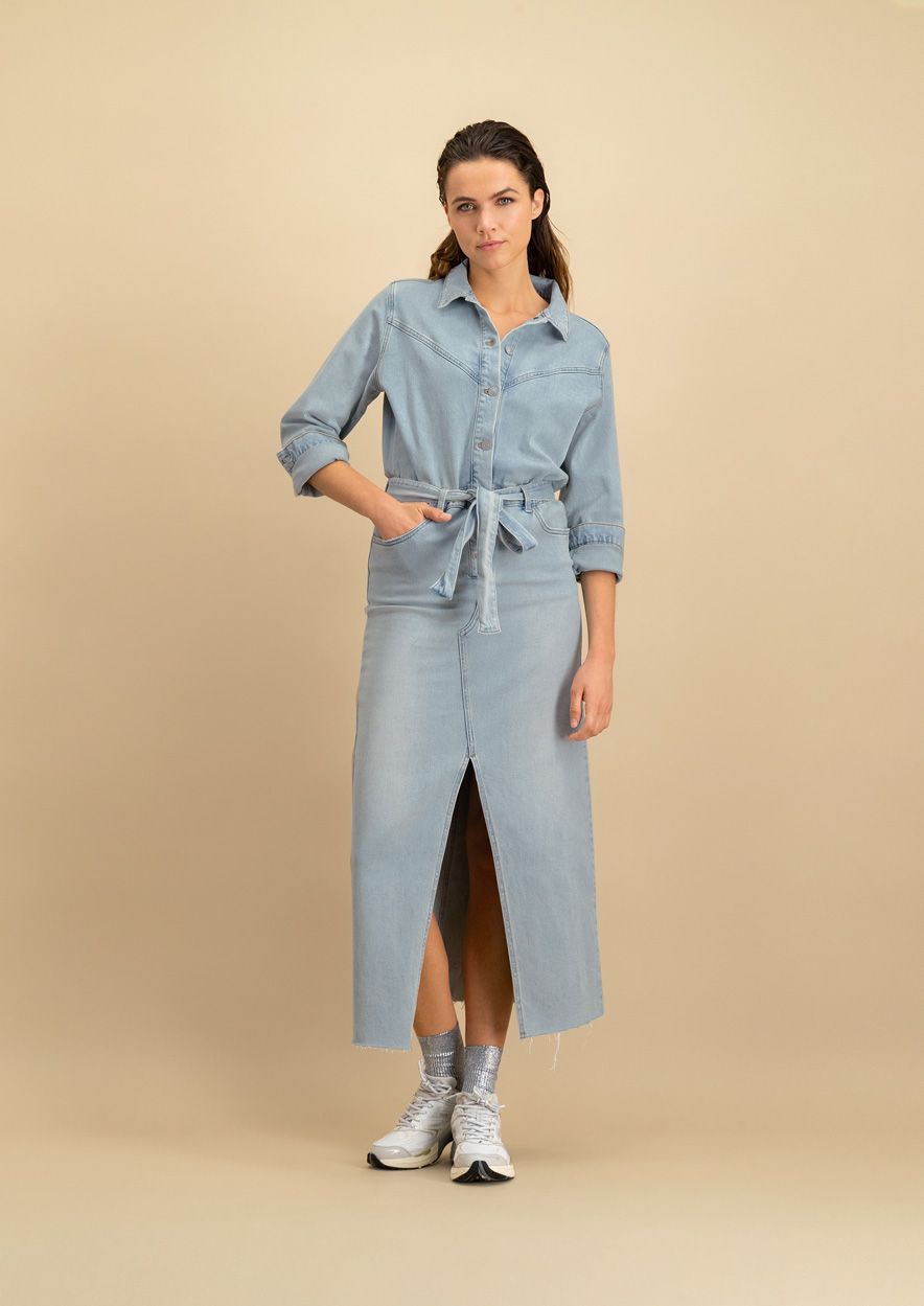 circle of trust Bella Dress Parisian Blue