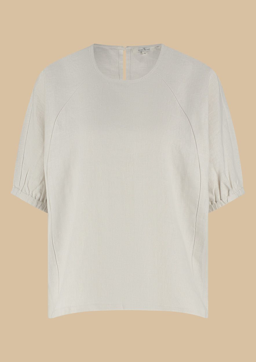 circle of trust Belle Top Deep linen