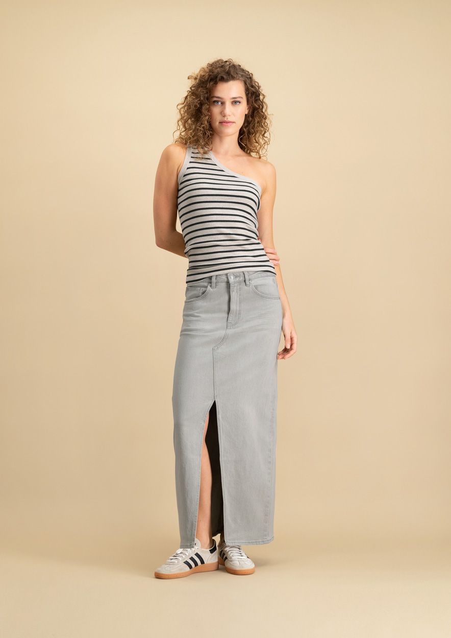 circle of trust Blake Top Nero Stripe