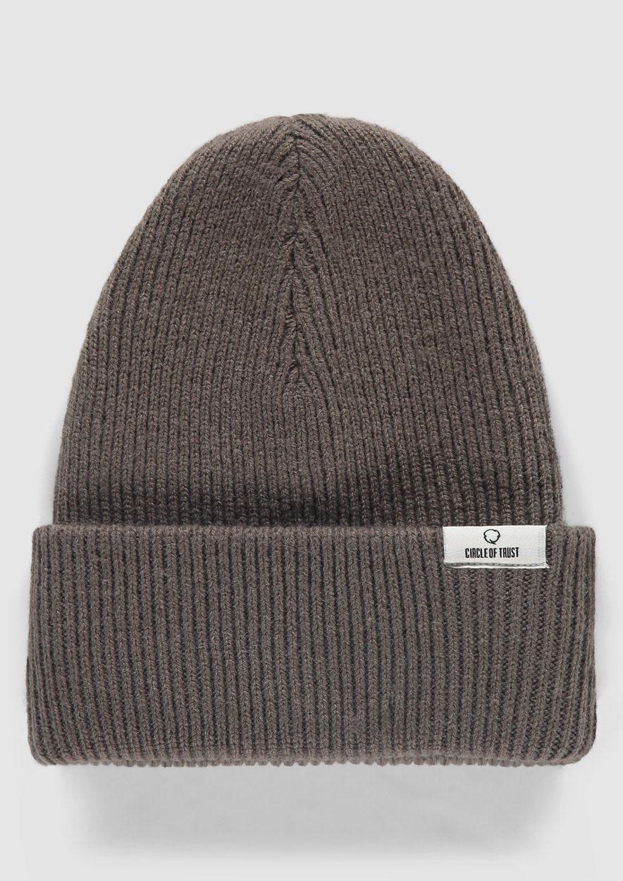 circle of trust Boris Beanie Slate Brown