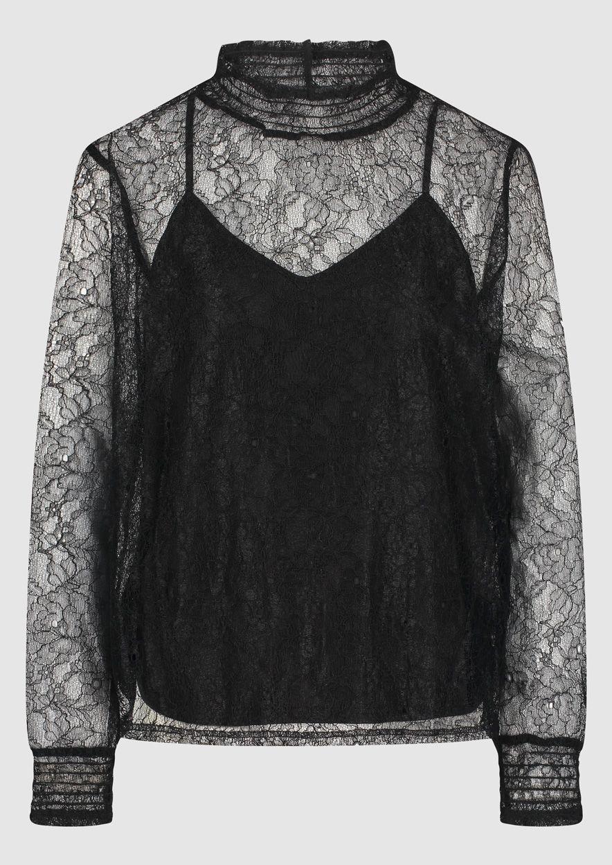 Circle Of Trust Camilla Top Real Black