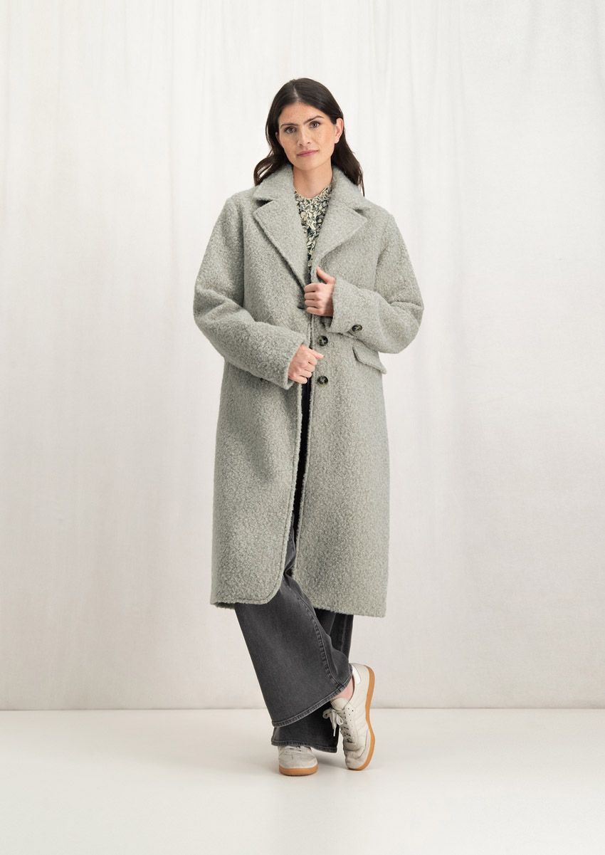 circle of trust Camille Coat Brindle Melange