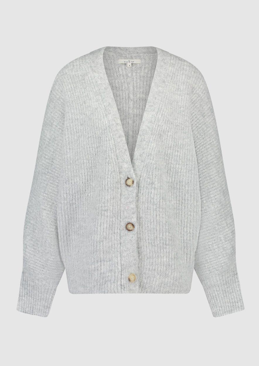 circle of trust Cara Cardigan Light Grey Melange