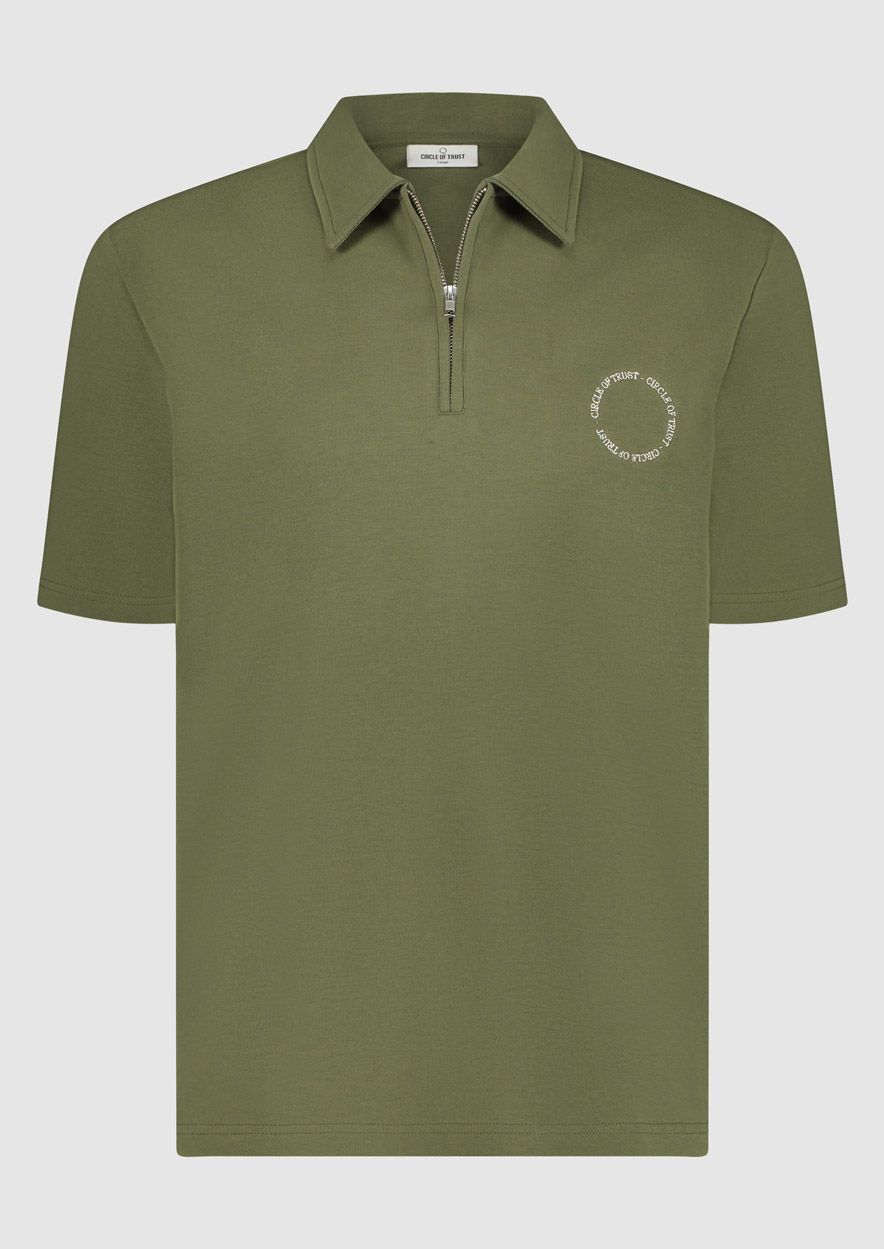 circle of trust Casper polo Olive Leaf