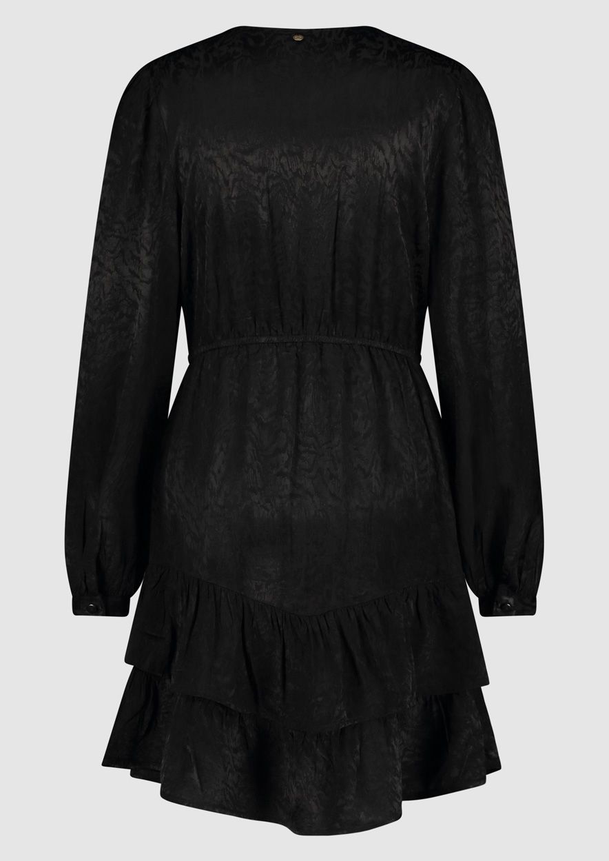 Circle Of Trust Casy Dress Real Black Wavy