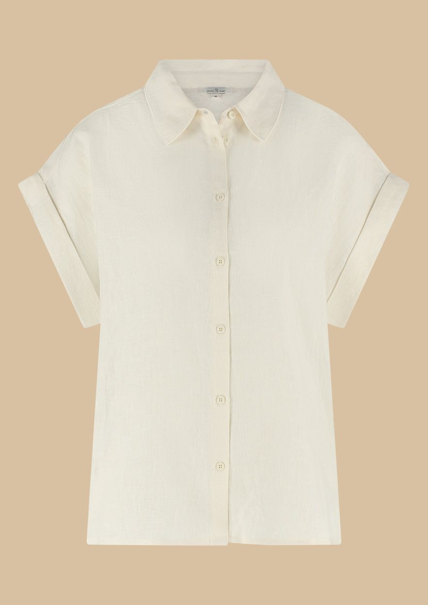 circle of trust Cheryl Blouse Bone White
