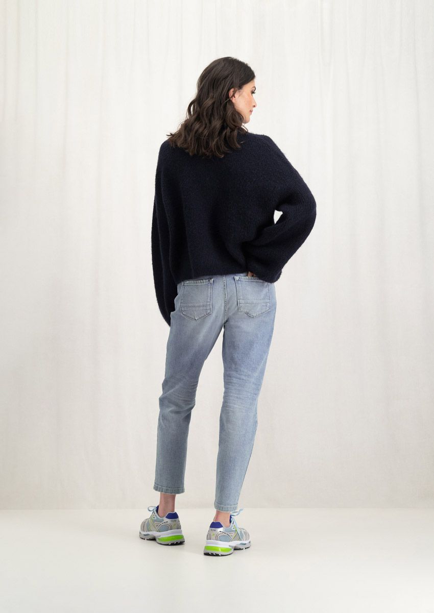 Circle Of Trust Chloe Denim Dash Blue - Mom Fit