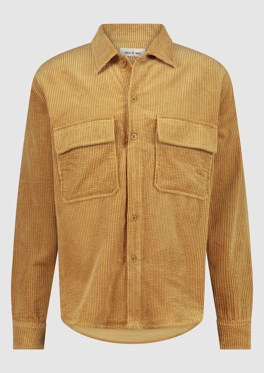 circle of trust Colton Overshirt Golden Brown