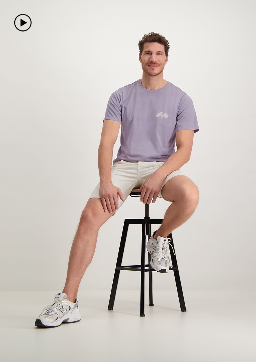 Circle Of Trust Connor Denim Short Antique White