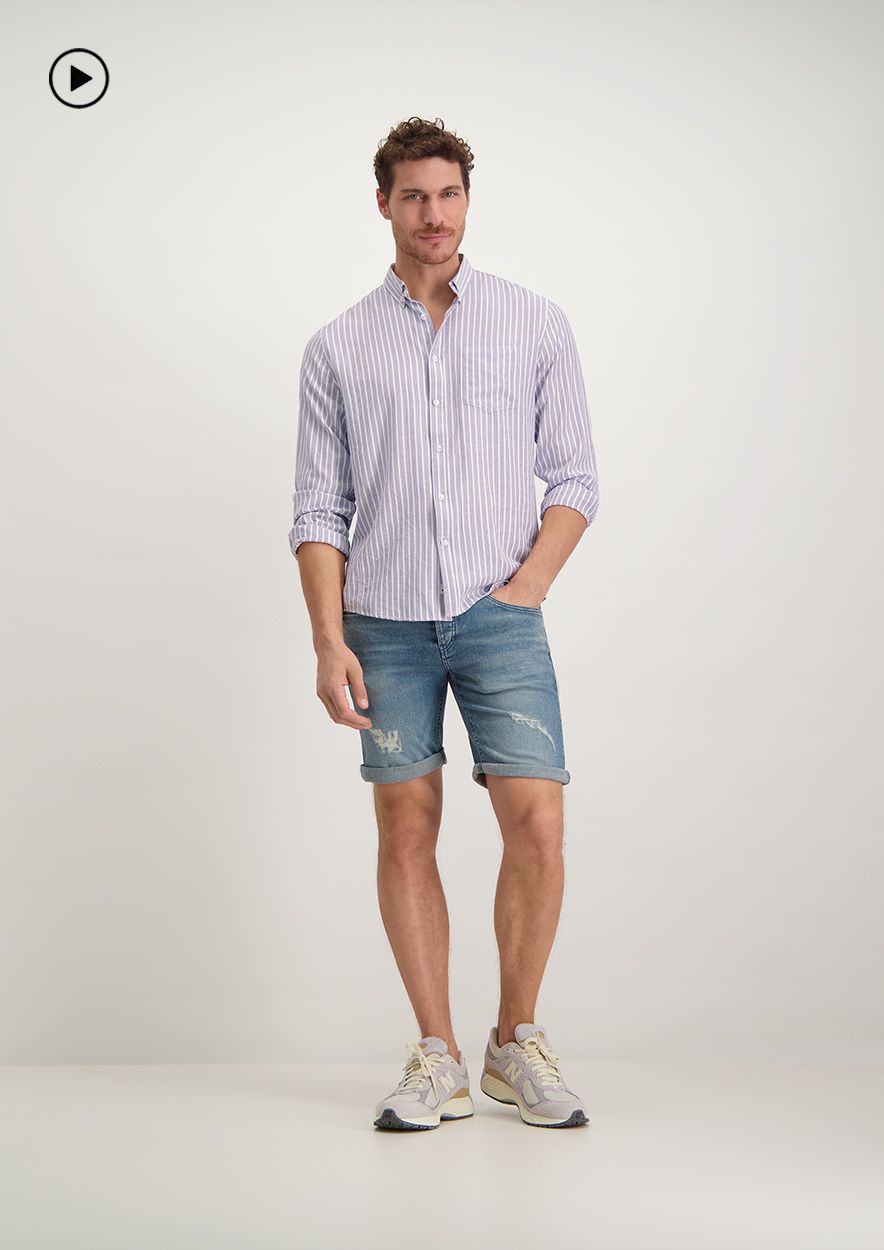 Circle Of Trust Connor Denim Short Pacific Blue