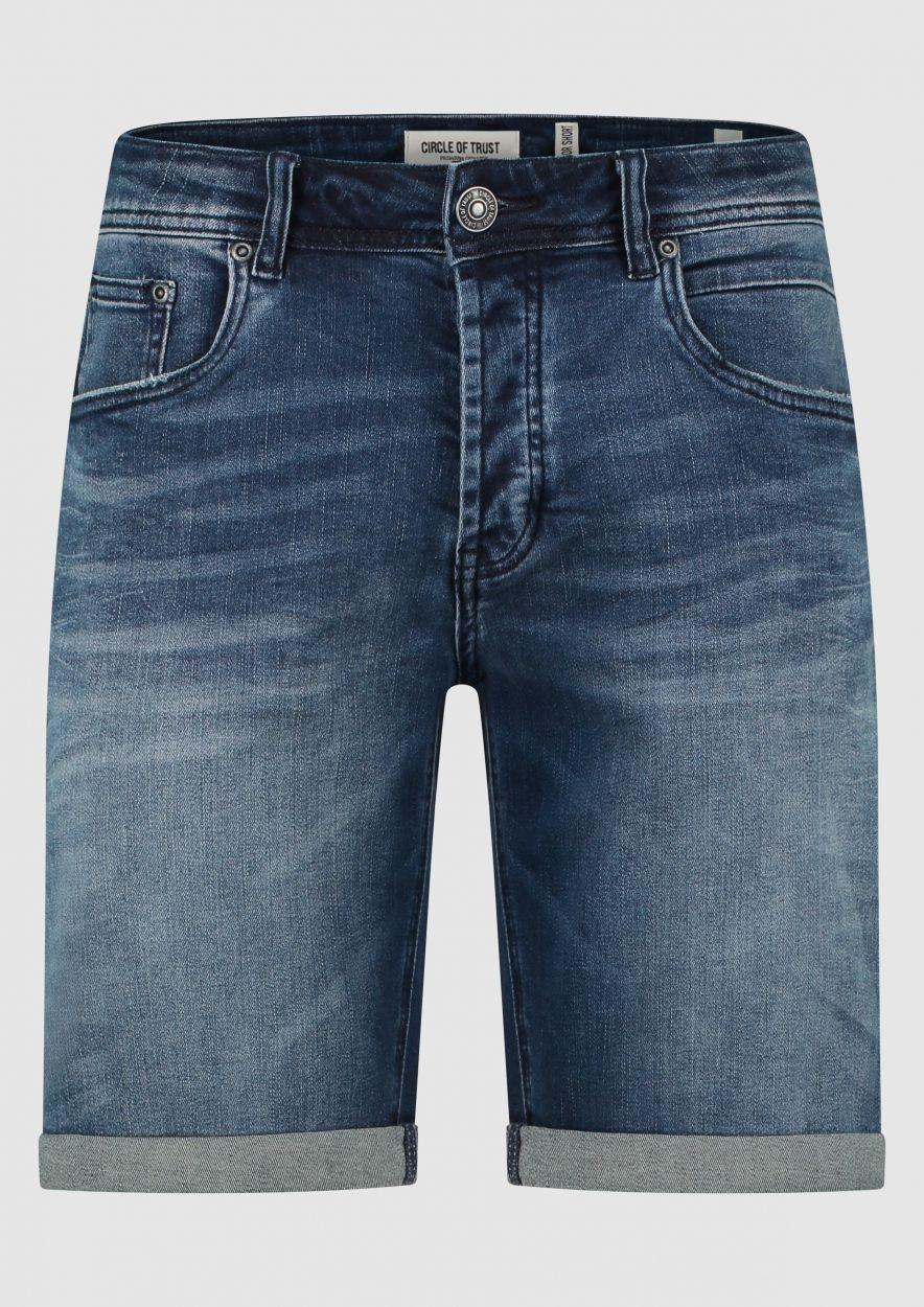 circle of trust CONNOR DENIM SHORT Union blue