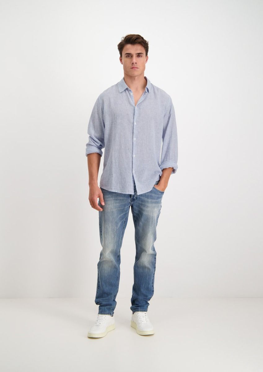 circle of trust Connor Marble Blue - Regular Fit