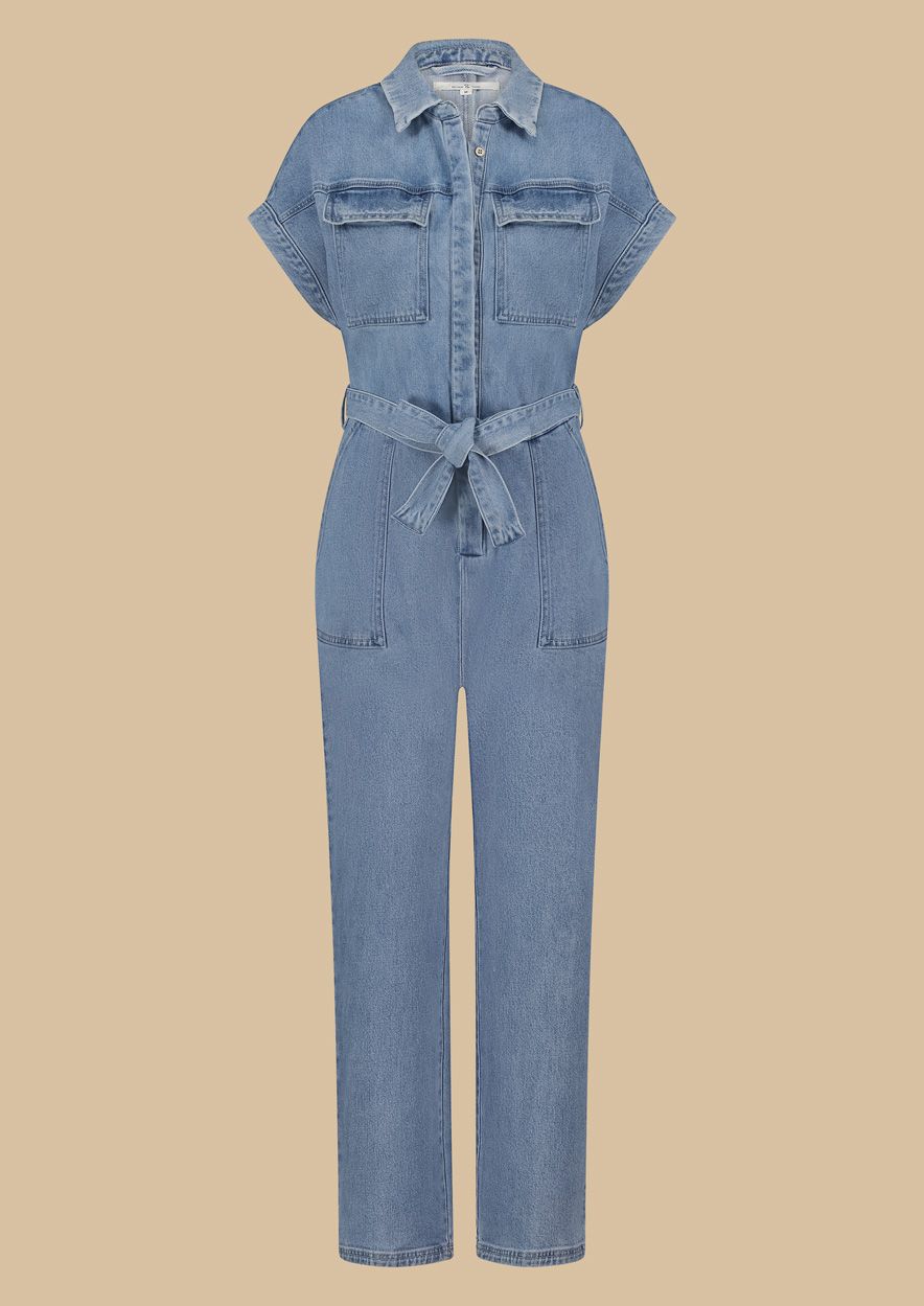 circle of trust Dana Jumpsuit Sporty Blue Wash