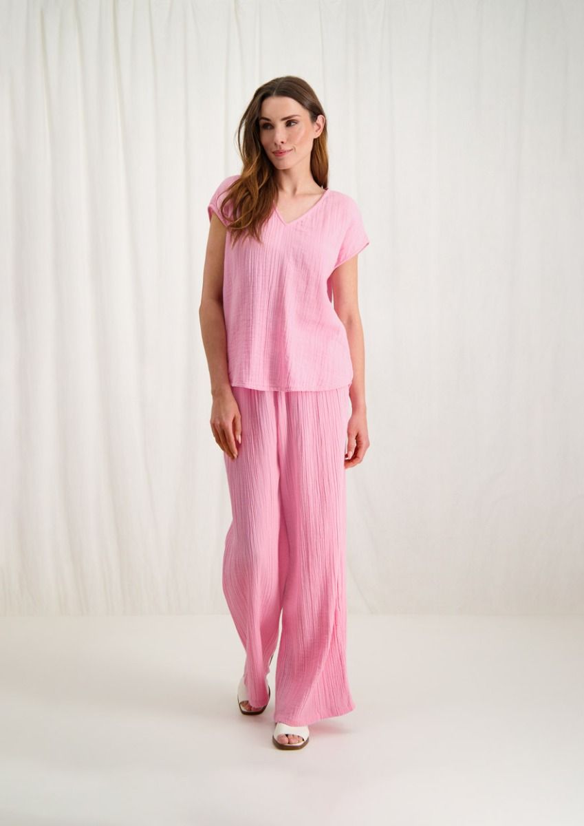 circle of trust Dena Top Lilac Chiffon