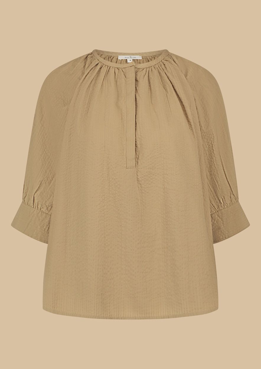 circle of trust Dianna Blouse Fresh Tan