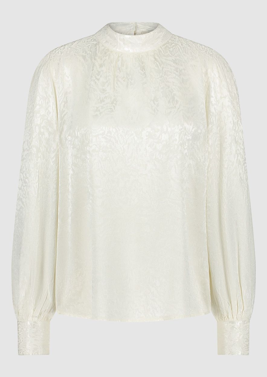 circle of trust Diona Blouse Antique White Wavy