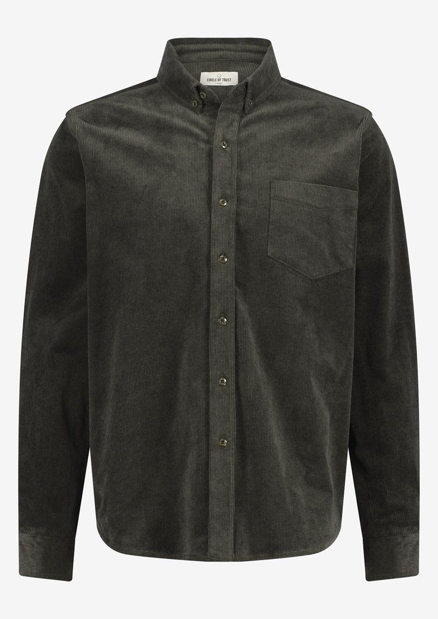 circle of trust Ethan Rib Shirt Forest Night