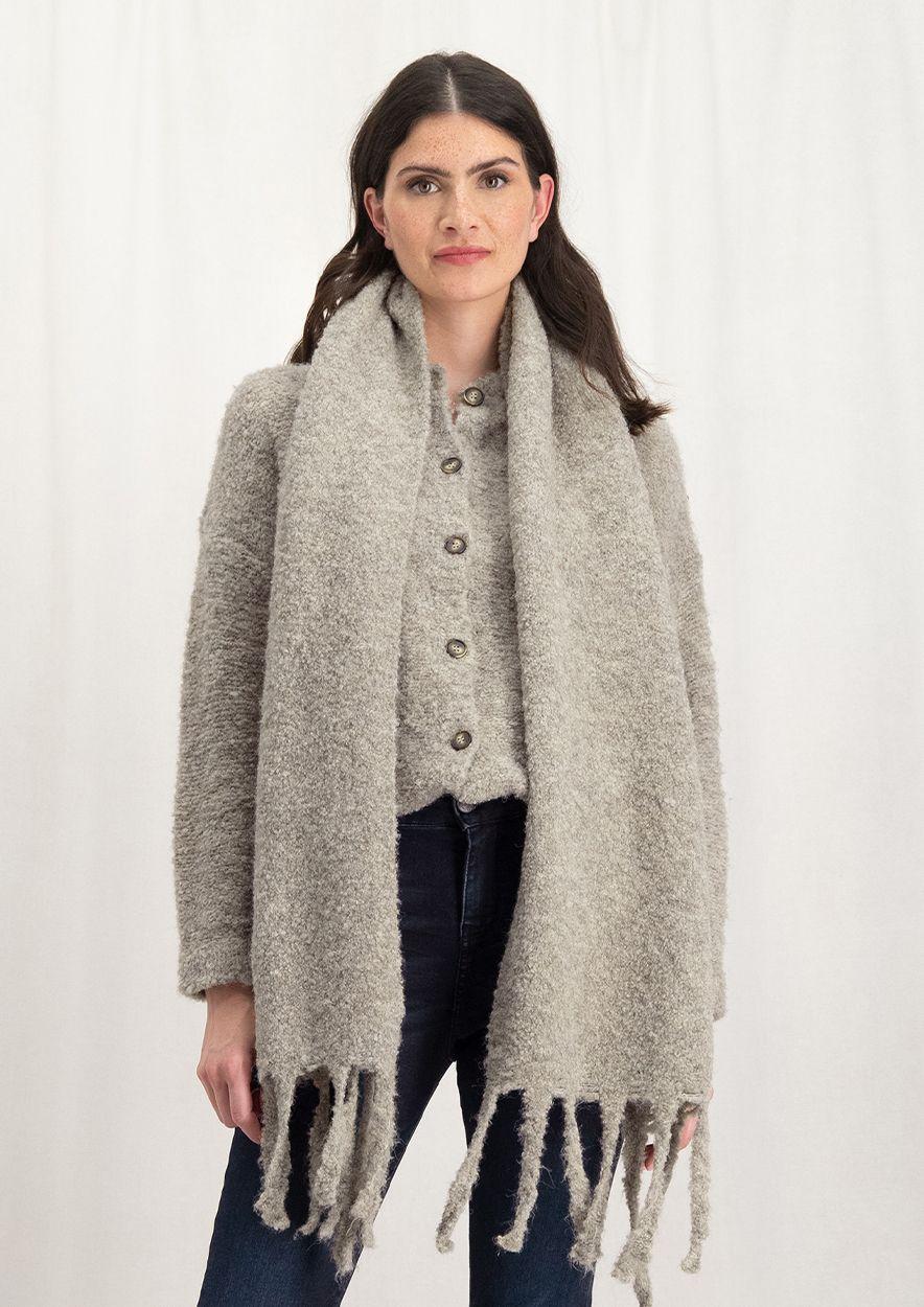 circle of trust Evi Scarf Beige Velvet Melange