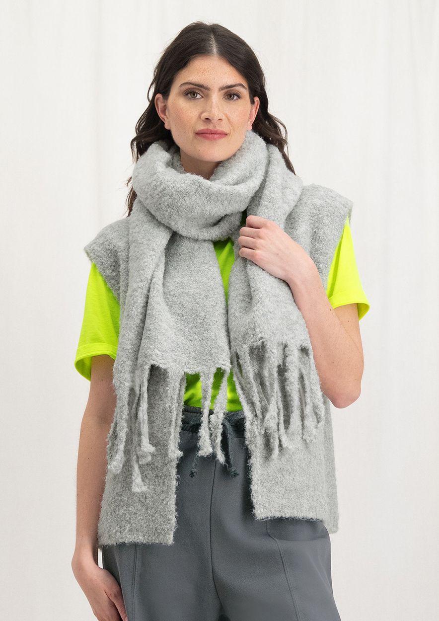 circle of trust Evi Scarf Light Grey Melange