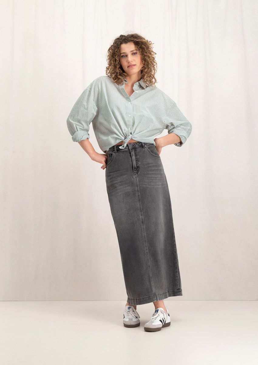 circle of trust Fenna Blouse Steel