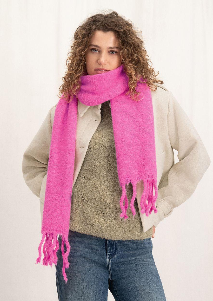 circle of trust Fleur Scarf Knockout Pink