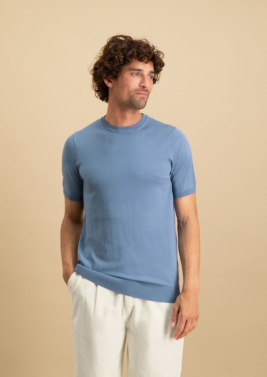circle of trust Francis Knit Blue Mirage