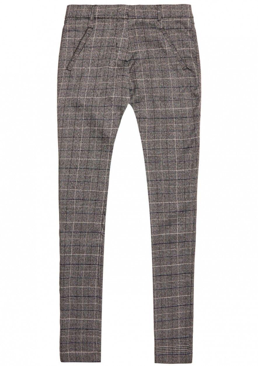 Circle Of Trust Girls Aggy Grey Melange Check