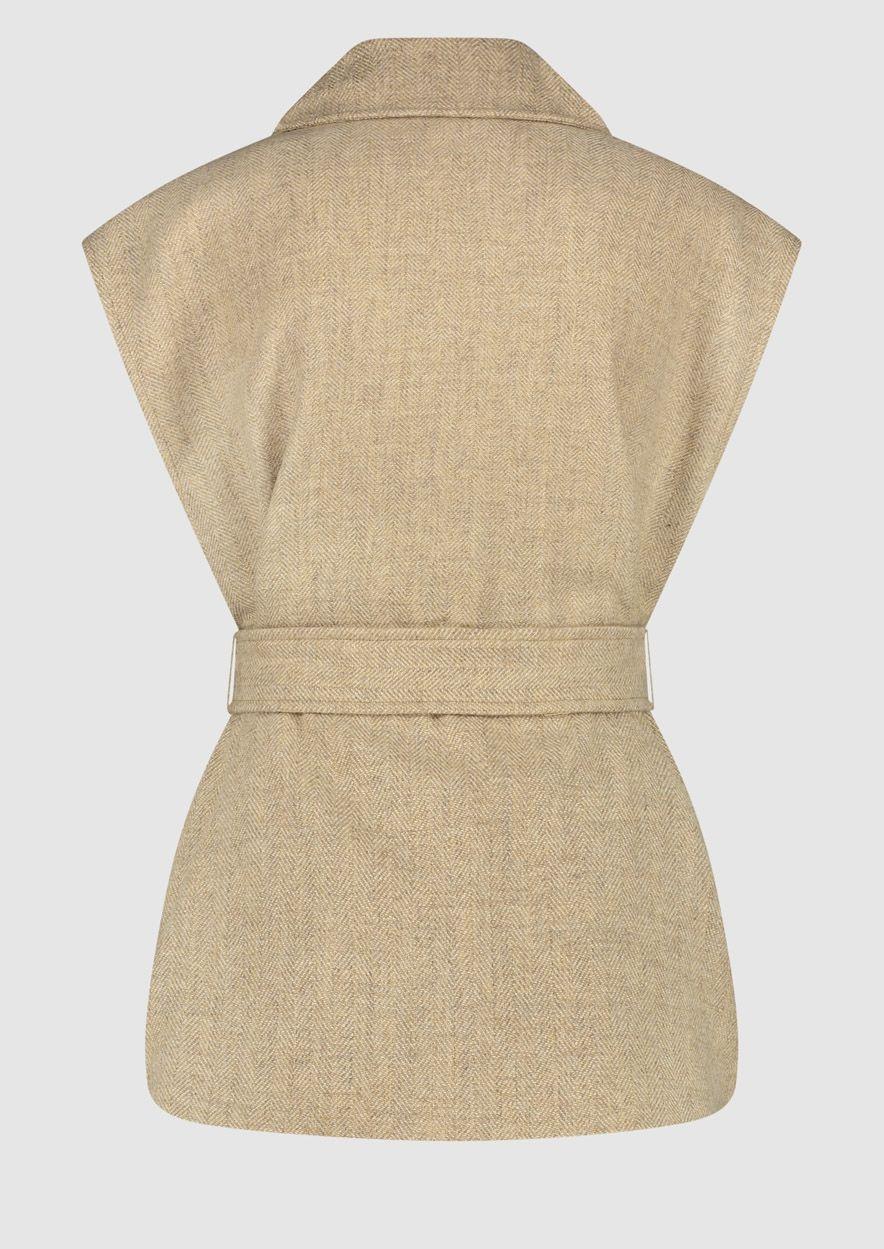 Circle Of Trust Girls Angie Gilet Natural Melange