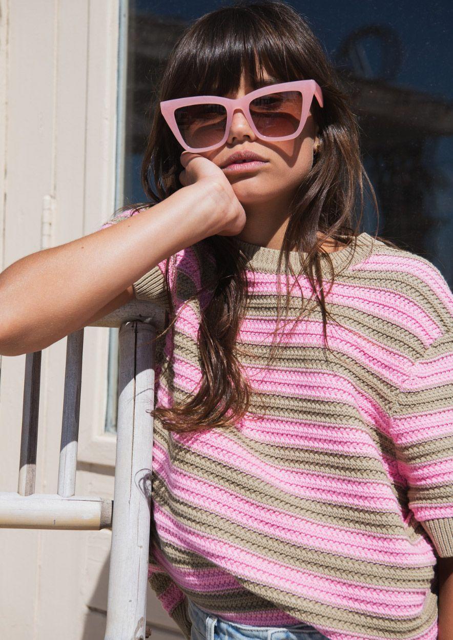 circle of trust Girls Ariella Knit Aurora Pink