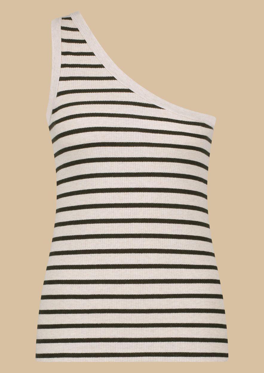 circle of trust Girls Blake Top Nero Stripe