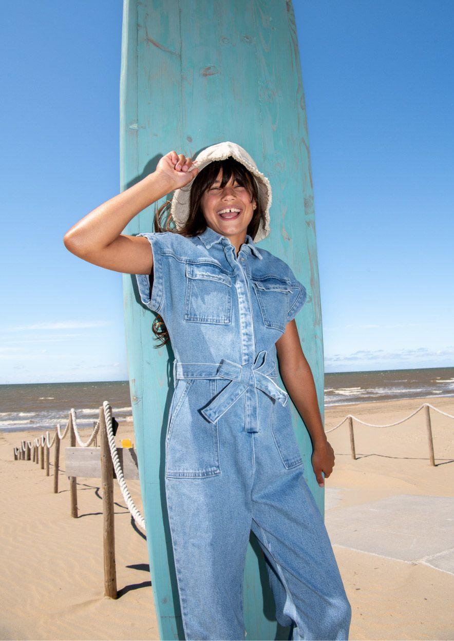 circle of trust Girls Dana Jumpsuit Sporty Blue