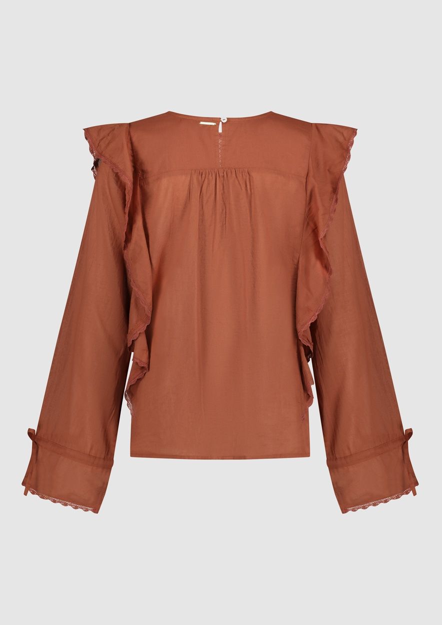 Circle Of Trust Girls Emily Blouse Dark Amber