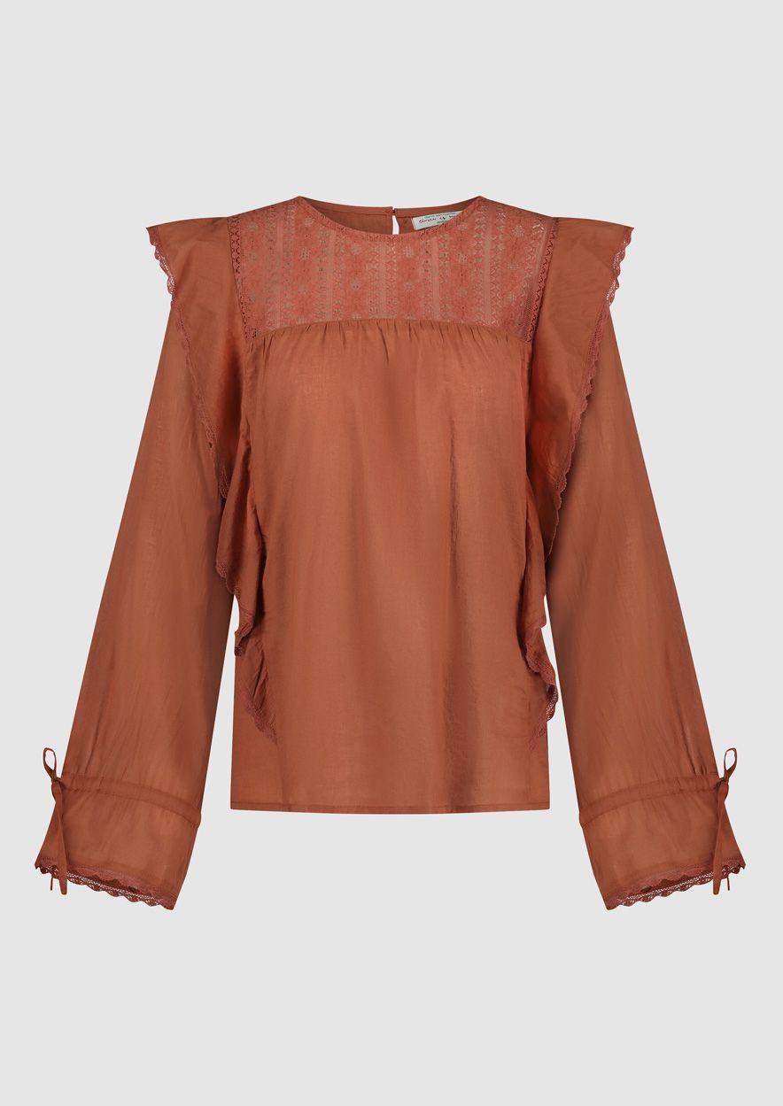 circle of trust Girls Emily Blouse Dark Amber