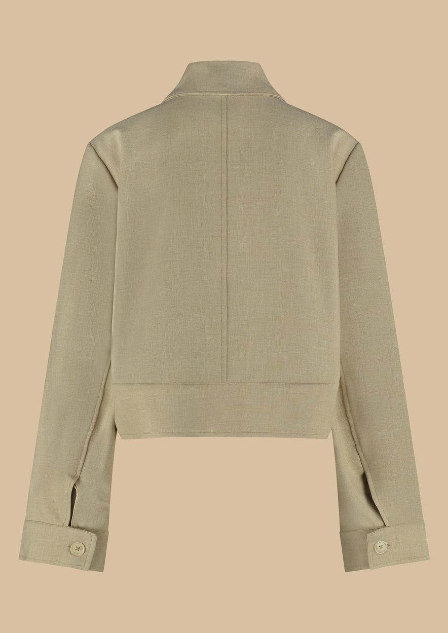 Circle Of Trust Girls Faith Jacket Olive Grey