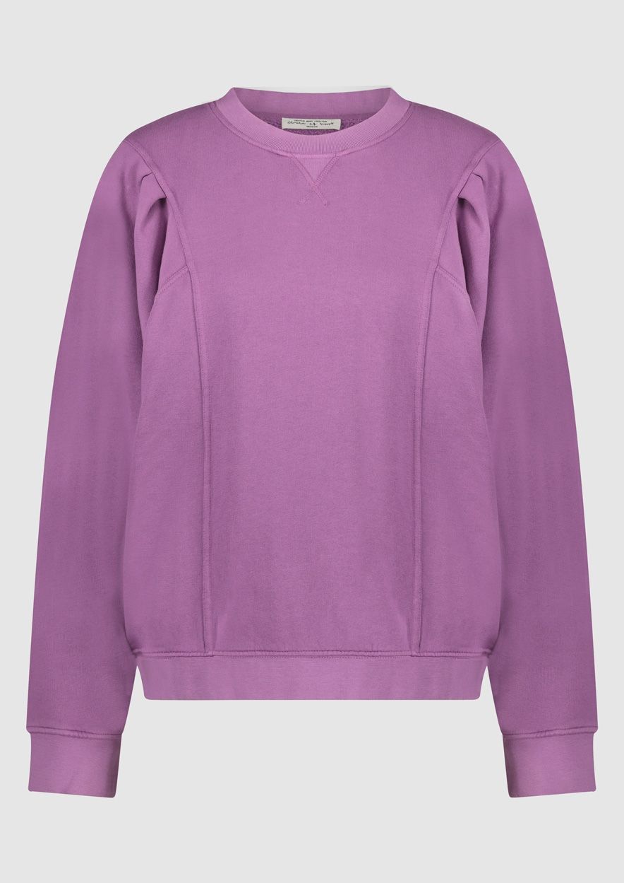 circle of trust Girls Hailey Sweat Plum Kiss Wash