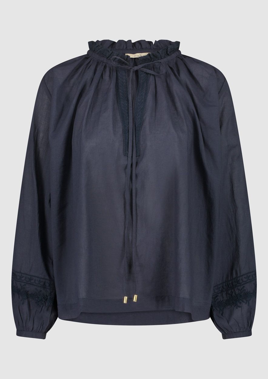 circle of trust Girls Isabel Blouse Blue Ink