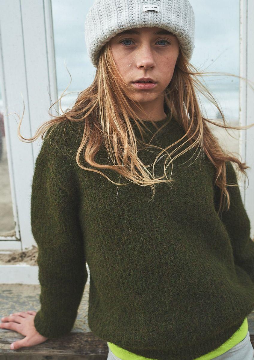 circle of trust Girls Joy Knit Winter Moss