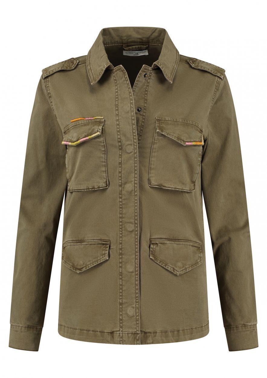 circle of trust Girls Kenzi Jacket Dried Herb