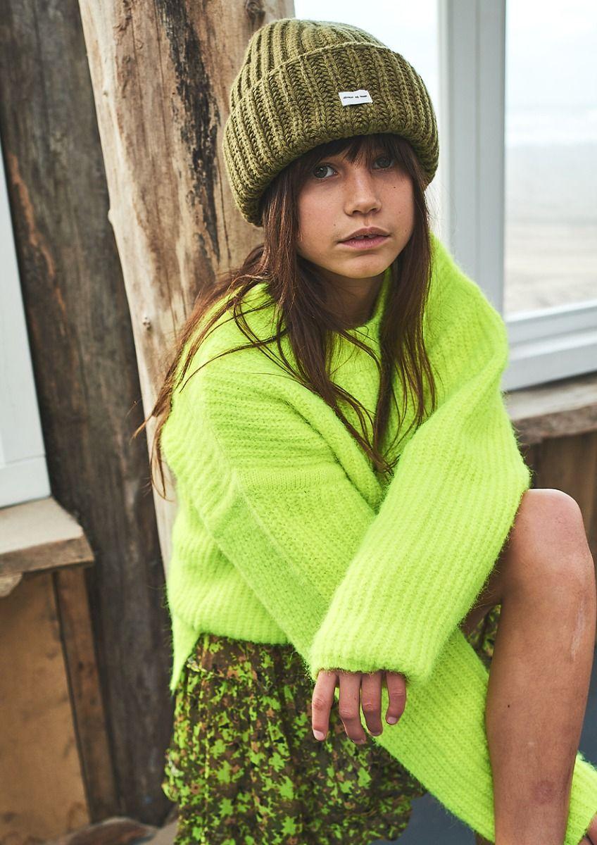 Circle Of Trust Girls Livia Knit Lime Light