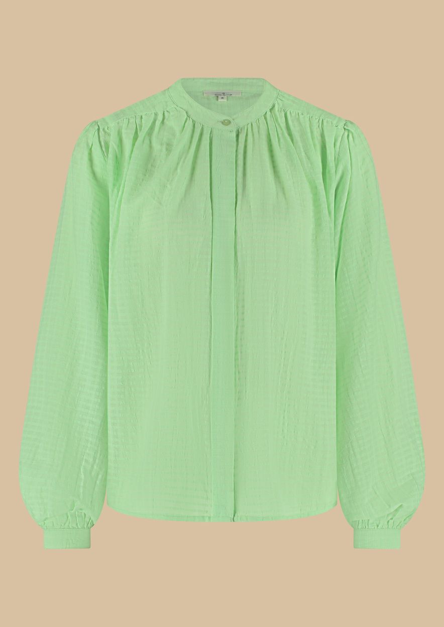 circle of trust Girls Meera Blouse Kiwi Squeeze