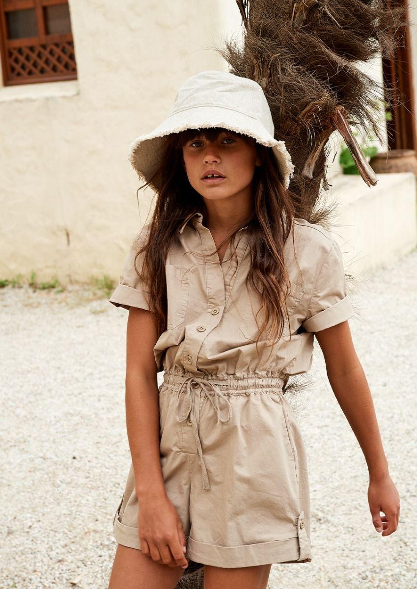 Circle Of Trust Girls Nola Jumpsuit Cool Coffee