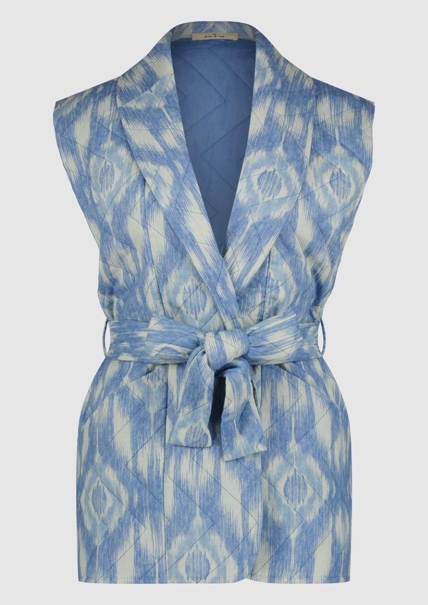 circle of trust Girls Sia Gilet Indigo Batik